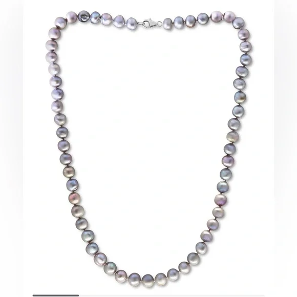 Elegant Gray Pearl Necklace by Effy - Picture 5 of 6